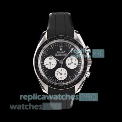 N1 Factory Swiss Clone Omega Speedmaster Black Dial Ceramic Bezel Moonwatch 